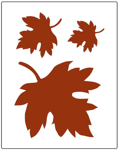 Maple Leaf Stencils Printable Printable World Holiday