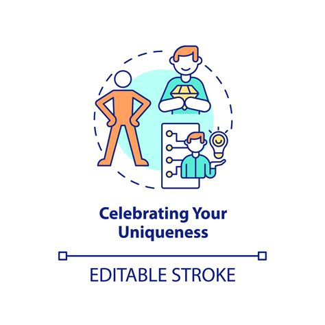 Celebrating Your Uniqueness Concept Icon By Bsd Studio Thehungryjpeg
