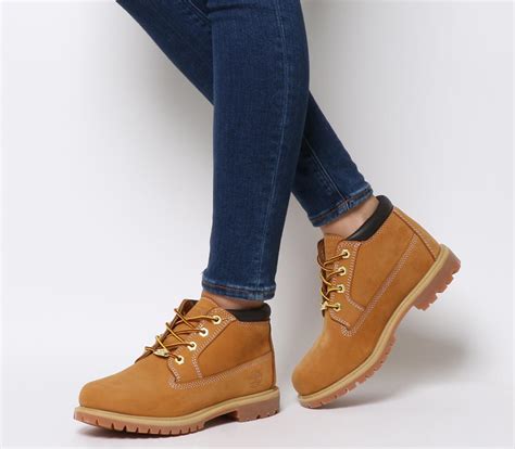 Timberland Nellie Chukka Double Waterproof Boots Wheat Nubuck Ankle Boots