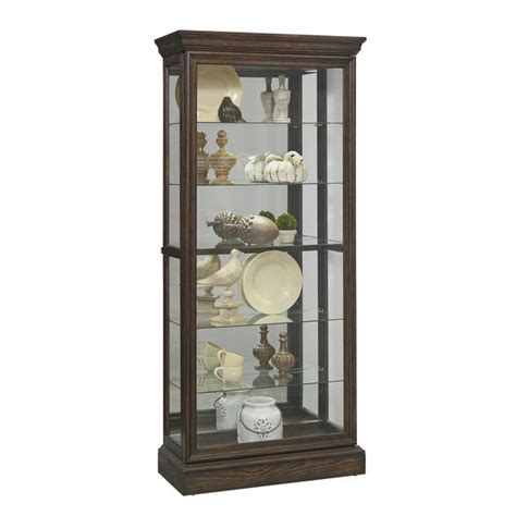 Check spelling or type a new query. Shop Brown Oak Sliding Front Door Curio Cabinet - Free ...