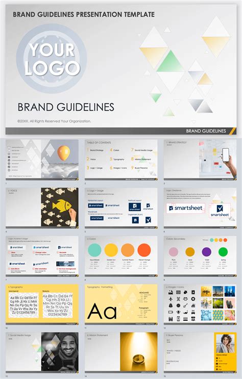 Free Brand Guidelines Template Illustrator