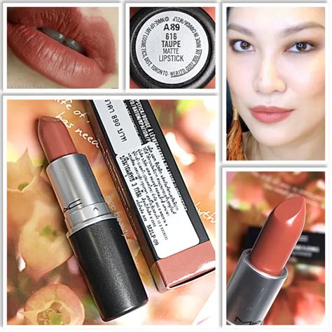 Mac Matte Lipstick 616 Taupe 3g ลิปแมค สีน้ำตาลอมส้ม Th