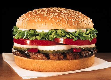 The Whopper Top Bun Americas Favorite Burgers