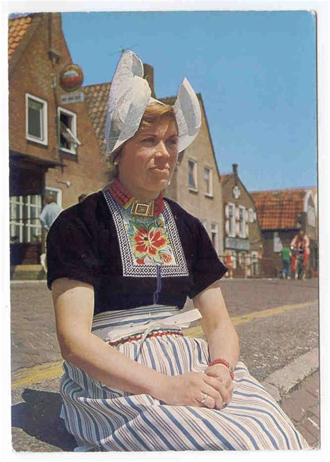 folkcostumeandembroidery costume of volendam north holland the netherlands