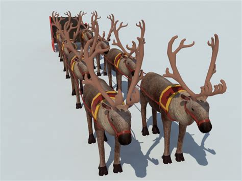 I have had this reindeer and sleigh set for 2 christmases now and it has held up pretty well. Sleigh Reindeer 3D Model - Realtime - 3D Models World
