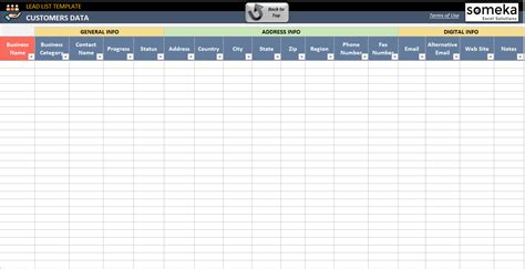 Lead And Follow Up Tracker Excel Template