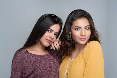 two hispanic teen sisters stock image image of people 117192363