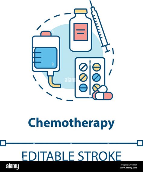 Chemotherapy Concept Icon Stock Vector Image And Art Alamy