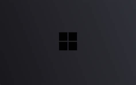 2560x1600 Windows 10 Logo Minimal Dark 2560x1600 Resolution Wallpaper