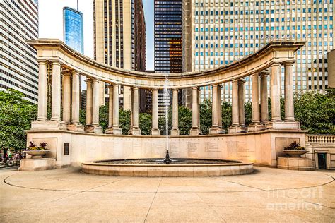 Chicago Millennium Monument In Wrigley Square Photograph By Paul Velgos