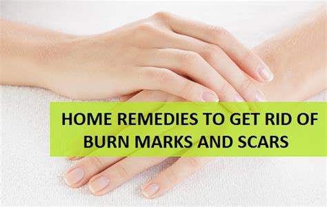 The best way to treat a scar depends on the scar. How to get rid of the Burn Marks and Scars at home