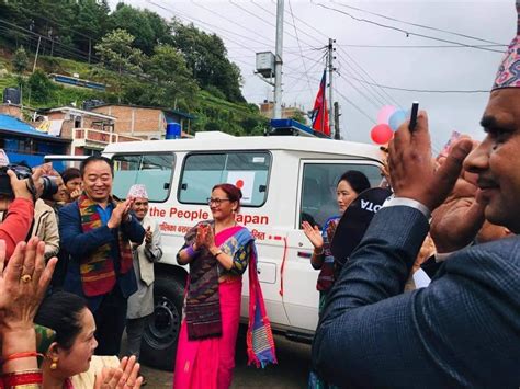 Japan Hands Over An Ambulance To Tehrathum District New Spotlight Magazine