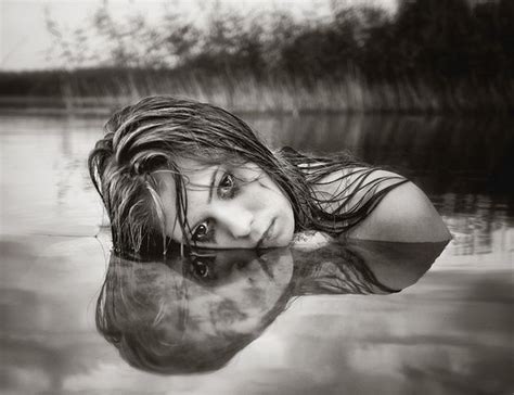 Portrait Photography Talks In The Water By Andris