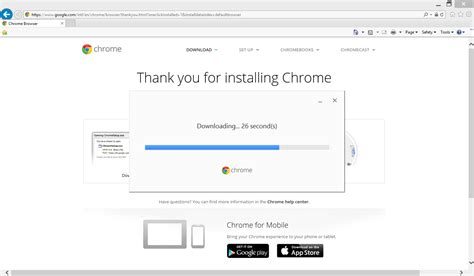 If it doesn`t start click here. Download & Install Google Chrome | Download Google Chrome