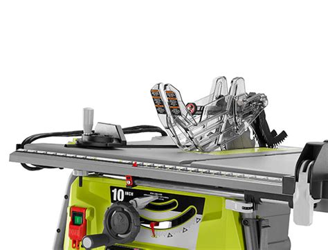 10 Expanded Capacity Table Saw With Rolling Stand Ryobi Tools