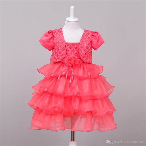 2019 High Quality Baby Kids Prom Gown Designs Dress 3 8 Year Birthday