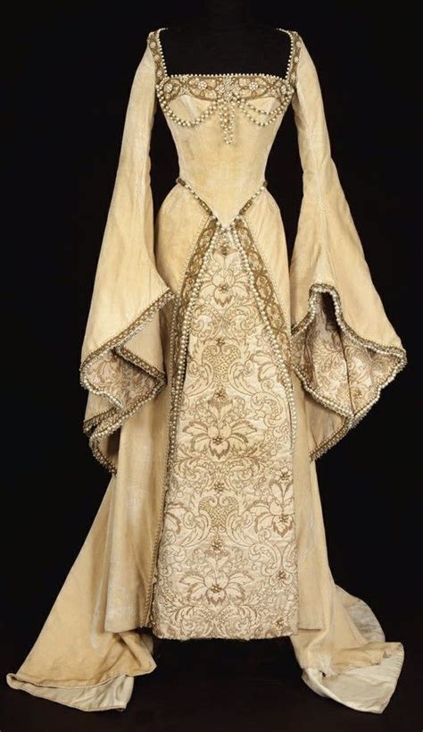 Black, dark purple and read. historical wedding dresses | medieval dress ivory wedding ...