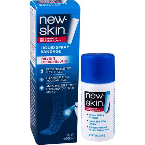 3 Pack New Skin Antiseptic Liquid Bandage Spray 1 Fl Oz Each