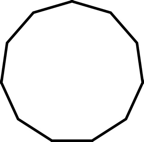 11 Sided Polygon Clipart Etc