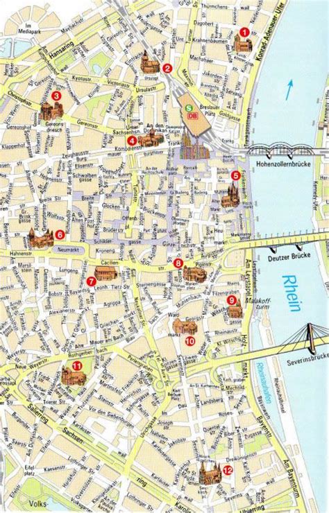 This map was created by a user. Cologne Map Germany
