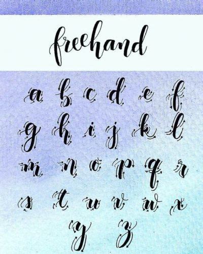 Moldes de LETRAS CURSIVAS para imprimir 🥇 ABECEDARIO en Letra GRANDE