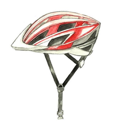 Easy steps to properly fit a bicycle helmet: How to Draw a Bike Helmet