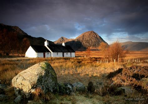 The farmhouse, designed for up to twelve people in the main house and a further four people in the adjoining annexe, is our largest cottage. "Blackrock Cottage : Glencoe, Highlands" by Angie Latham ...