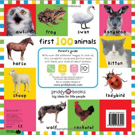 First 100 Animals Board Book Kitabı Ve Fiyatı Hepsiburada