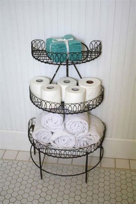 Diy bathroom towel storage ideas. 30+ Amazingly DIY Small Bathroom Storage Hacks Help You ...