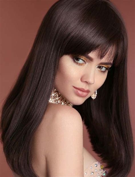 Hairstyles with bangs are appropriate for every hair type. Fabulous Hairstyles with Bangs for 2018 | Hairstylesco
