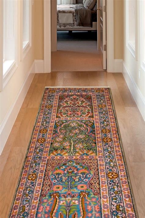Hamadan Silk rug Panel | Kashmir Silk Rug | Rugs and ...