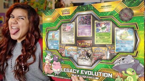 Opening A Pokémon Legacy Evolution Pin Collection Box Youtube