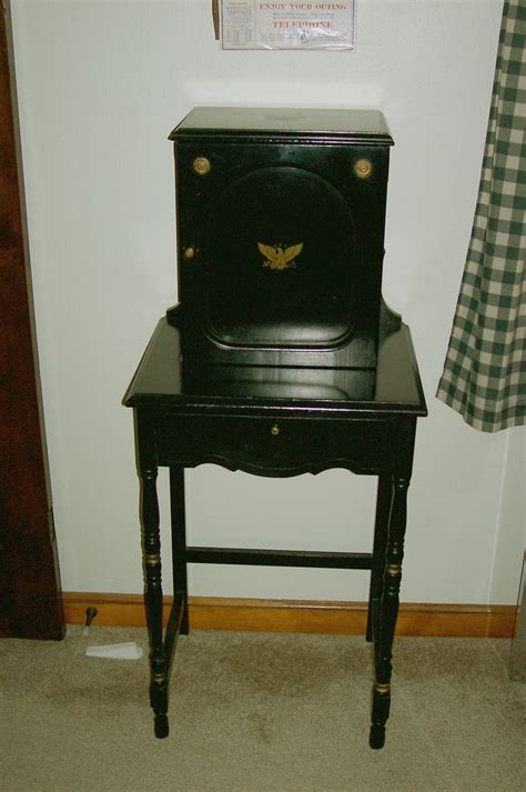 Check spelling or type a new query. Vintage Black Telephone Cabinet & lower door | Collectors ...