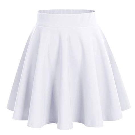 look different with white skater skirts