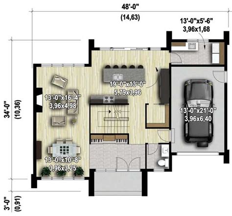Feel free to browse below for the interior photos of each part of the house. Two-Story Modern House Plan - 80829PM | Architectural ...