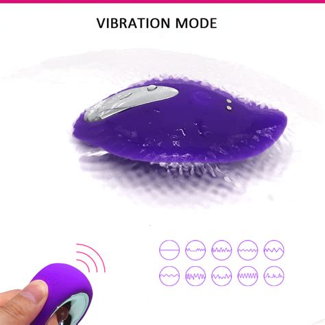 Wireless Remote Control Wearable Silicone Panty Vibrator