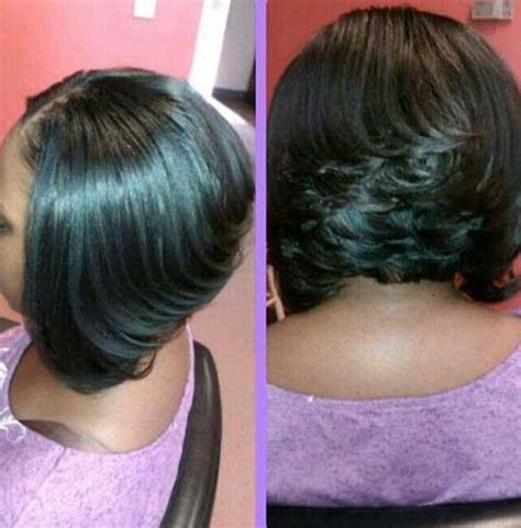 It's a lob (long bob) cut with feathered ends, and it's perfect for medium and long hair. 15 Short Bob Haircuts for Black Women | Short Hairstyles ...