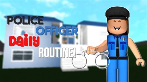 A Coppolice Officers Routine Roblox Bloxburg Roleplay Youtube