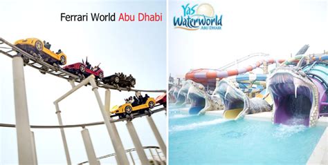 Yas Waterworld Auh And Ferrari World Auh Entry Cobone