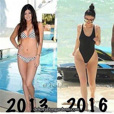 Kylie jenner was born on august 10, 1997 in los angeles, california to kris jenner (née kristen mary houghton) and athlete caitlyn jenner. Before and After Photos Of Kylie Jenner - Best Photos ...