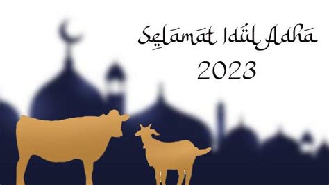 Poster Gambar Ucapan Selamat Idul Adha 2023 Lengkap Kata Kata Mutiara