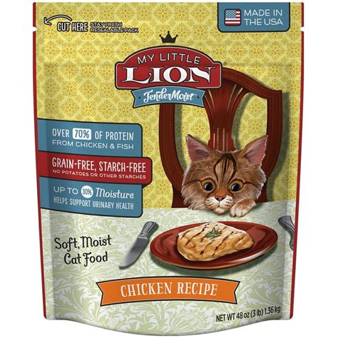 In fact, several of the recipes. My Little Lion Tender Moist Chicken Recipe Cat Food, 3-lb ...