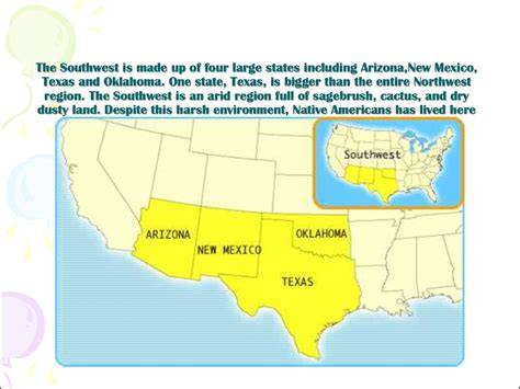 Southwest States Map Of The Southwest Region Find Low Fares To Top