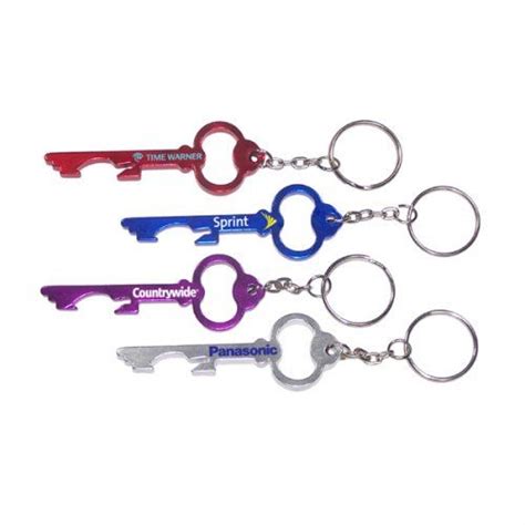 Customized Key Shape Bottle Opener Keychains Bottle Opener Keychains