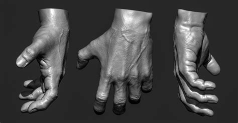 Free 3d File 2 Male Hands ♂️・model To Download And 3d Print・cults