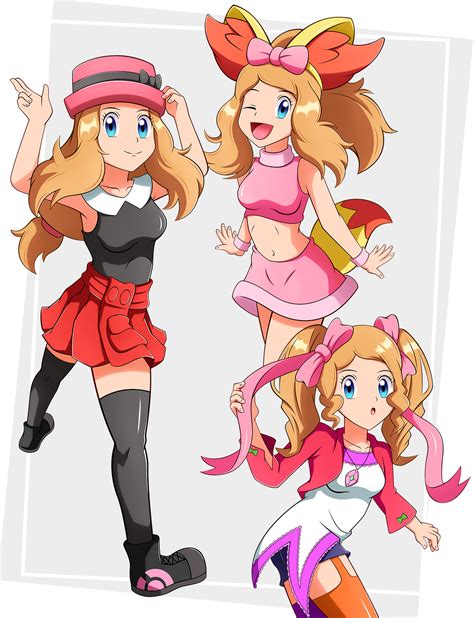 Serena S Outfits Pokemon Xy By Bicoitor On Deviantart