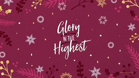 If you visit my site you can reach more beautiful content. Free Christmas Desktop Wallpaper - Glory in the Highest ...