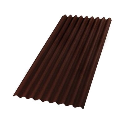 Lastre policarbonato prezzi e offerte. Lastra ondulata Onduline base rosso in bitume 85 x 200 cm ...