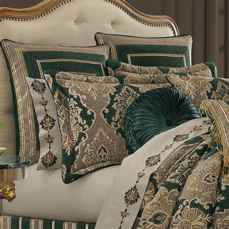 Emerald Emerald Green Isle 4 Piece Comforter Set Comforter Sets Bed