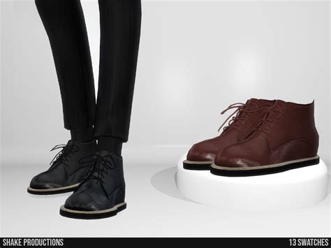 Sims 4 Male Shoes Jius Mens Collection 02 Jius Single
